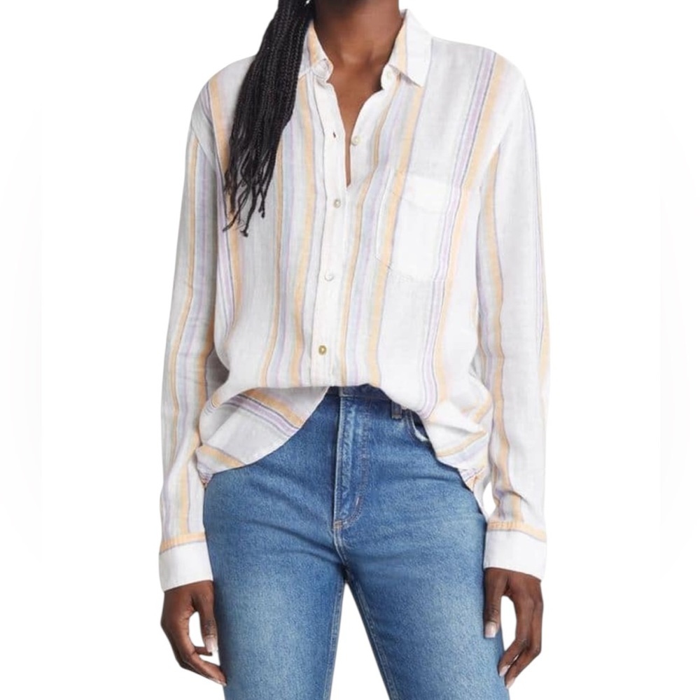 Dylan | Striped Button Down Sz M NWOT